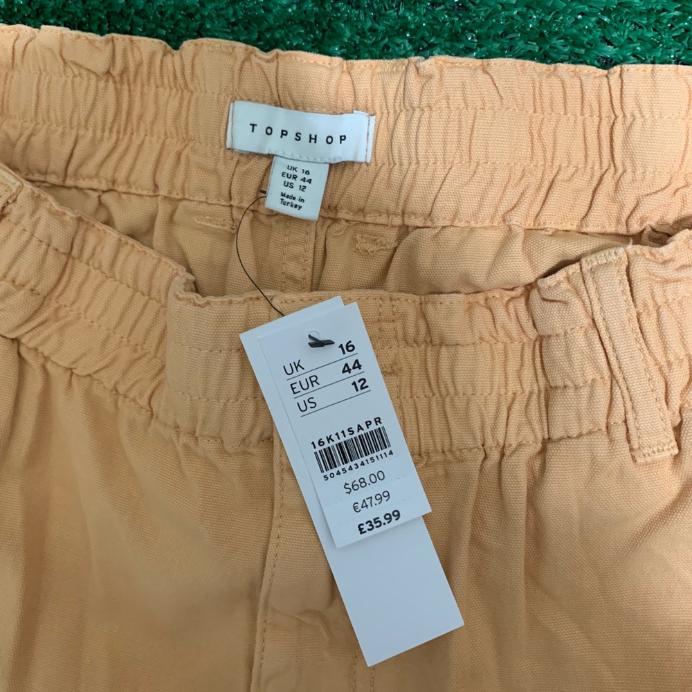 Topshop Pastel Utility Cargo Pants - Picture 4 of 5